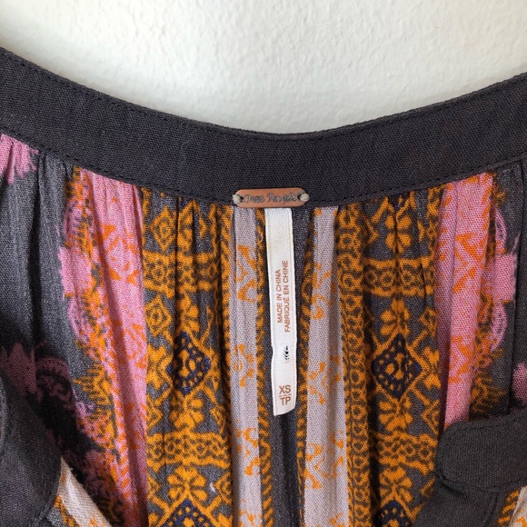 Free people cold shoulder boho dress 💗 - Picture 6 of 8